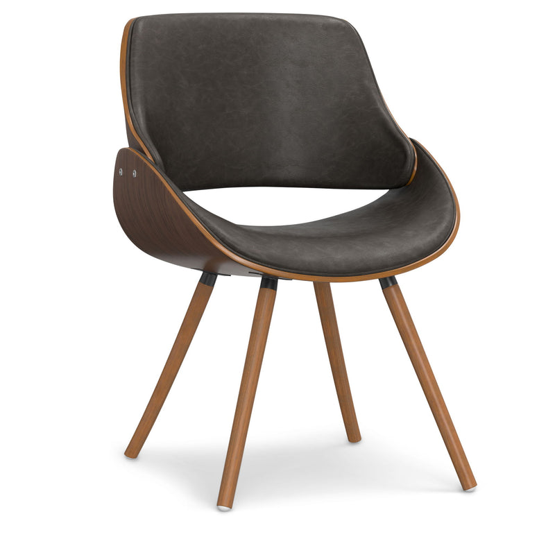 Wood Dining Parsons Chair - Brown / Walnut