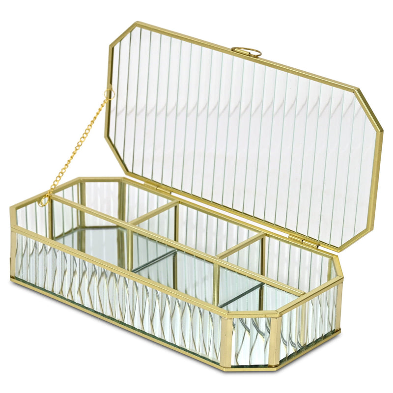 Hand Painted Decorative Box (718677) - Gold