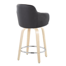 Load image into Gallery viewer, Boyne - Contemporary Fixed Height Counter Stool &amp; Swivel With Round Footrest (Set of 2)
