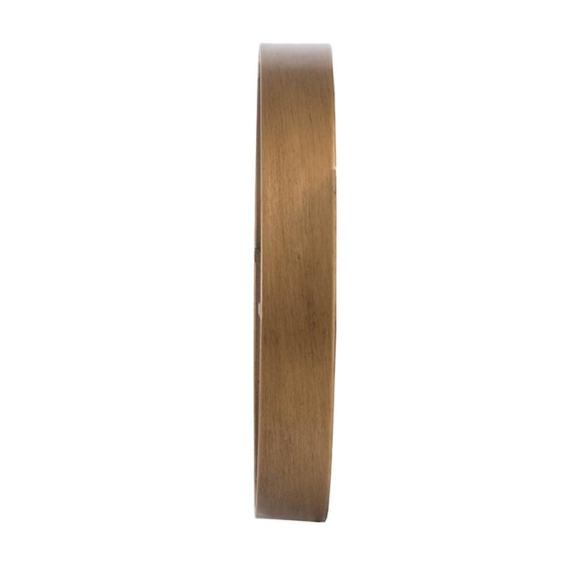 Round Analog Wall Clock - Gold / White
