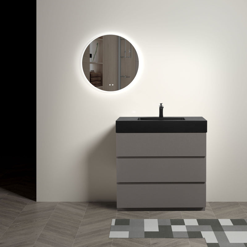 Alice - Bathroom Vanity With Sink, Large Storage Freestanding