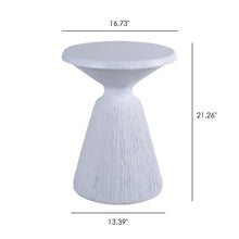 Load image into Gallery viewer, Outdoor End Table, Round Garden Stool - Aqua Gray
