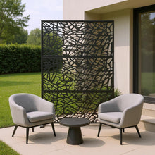 Load image into Gallery viewer, Three Panel Screen Room Divider (720049) - Black

