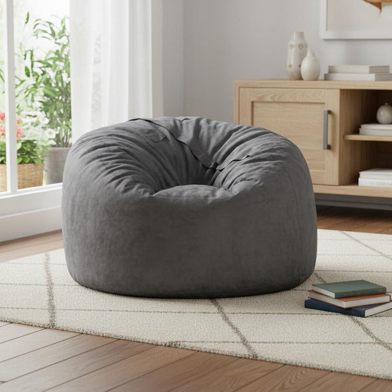 Microsuede Classic Bean Bag - Charcoal