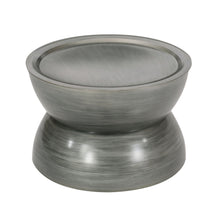 Load image into Gallery viewer, Iron Round Pedestal Coffee Table - Silver
