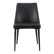Load image into Gallery viewer, Faux Leather Dining Room Side Chairs Without Arms (Set of 2) - Black
