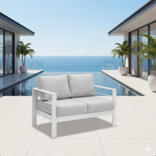 Load image into Gallery viewer, Patio All-Weather Loveseat With Thick Cushions

