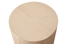 Load image into Gallery viewer, 18" Solid Wood Round End Table - Natural

