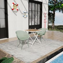 Load image into Gallery viewer, 2 Pack Lounge Chair Set &amp; Folding Square Table
