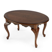 Load image into Gallery viewer, Oval Distressed Coffee Table - Olive Ash
