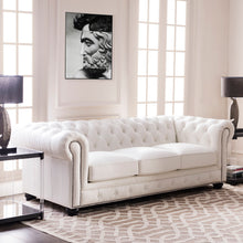 Load image into Gallery viewer, Traditional Tufted Chesterfield Nailhead Sofa
