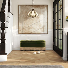 Load image into Gallery viewer, Melinda - Oval Tufted Bullion Fringe Storage Bench

