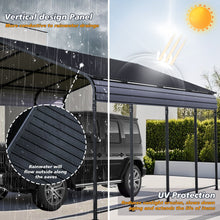 Load image into Gallery viewer, Heavy Duty Carport With Galvanized Roof And Enhanced Base - Anthracite
