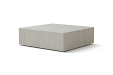 Load image into Gallery viewer, Genuine Marble Square Wheel Coffee Table - Beige
