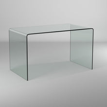 Load image into Gallery viewer, 50" Clear Glass Computer Desk
