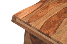 Load image into Gallery viewer, Set of Two Brown Solid Wood Sled Furniture Set
