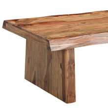 Load image into Gallery viewer, Set of Two Brown Solid Wood Sled Furniture Set
