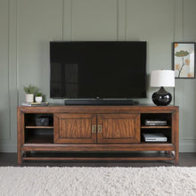 Load image into Gallery viewer, TV Stand Console, For TVs Up To 85", 2 Tone - Brown
