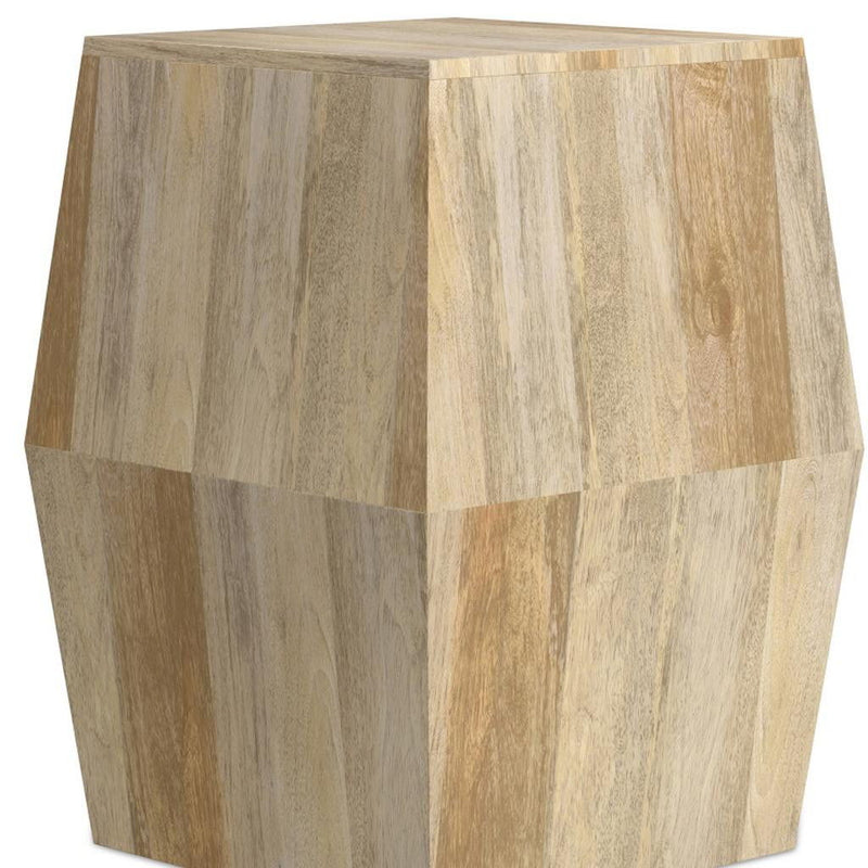 Solid Wood End Table - Natural