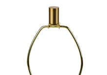 Load image into Gallery viewer, Concrete Cylinder Table Lamp With Black Drum Shade - Black And Gold
