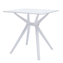 Load image into Gallery viewer, 28" White Heavy Duty Plastic Trestle Base Dining Table
