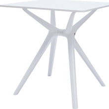 Load image into Gallery viewer, 28" White Heavy Duty Plastic Trestle Base Dining Table
