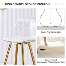 Load image into Gallery viewer, Stylish Upholstered Bar Chairs With Metal Leg
