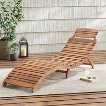 Load image into Gallery viewer, Lahaina - Wood Foldable Chaise Lounge
