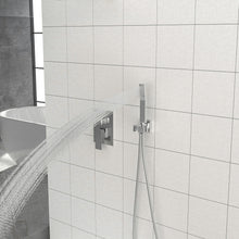 Load image into Gallery viewer, Dual Shower Head System With 12" Square Rain Shower And Rough In Valve
