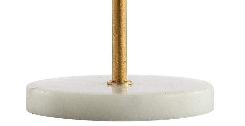 Round Table Lamp LED With Globe Shade - Gold