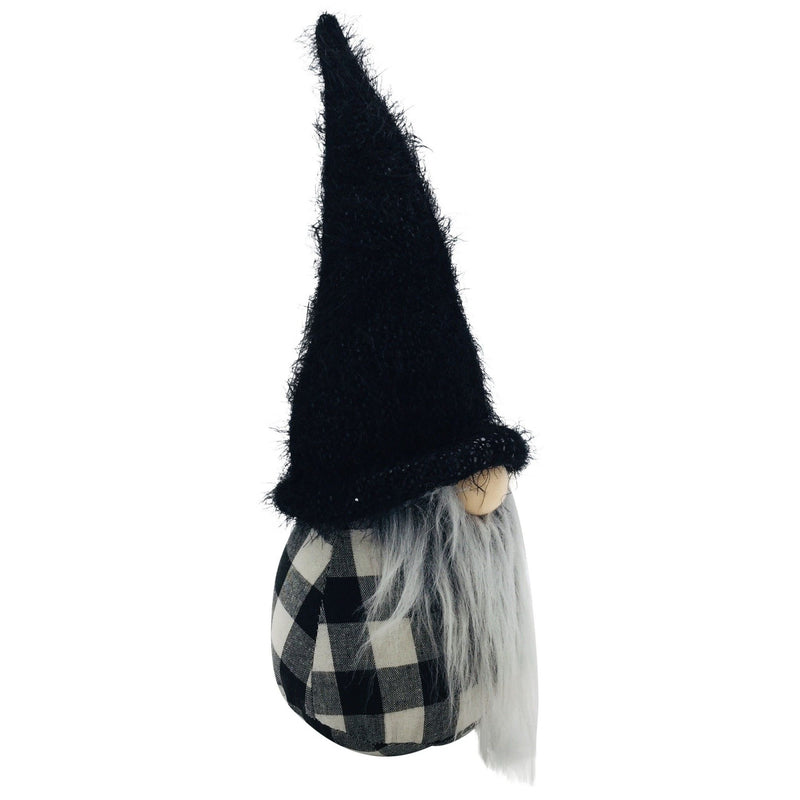 Buffalo Check Groovy Gnome - Black / White