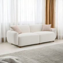 Load image into Gallery viewer, Darius - Boucle Sofa With 2 Toss Pillows - Beige
