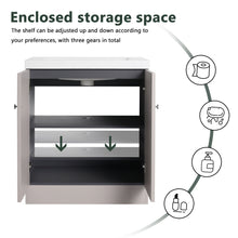 Load image into Gallery viewer, Contemporary Freestanding Bathroom Vanity With Resin Sink &amp; Soft-Close Cabinet Doors
