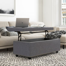Load image into Gallery viewer, Hamilton - Upholstered Lift Top Rectangular Storage Ottoman
