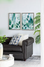Load image into Gallery viewer, Framed Printed Acrylic Decorative Wall Art, Wall Decor For Living Room (Set of 2) - White / Green
