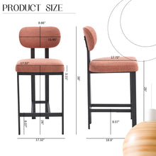 Load image into Gallery viewer, Modern Counter Height Stools (Set of 2)
