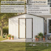 Load image into Gallery viewer, 10' x 12' Garden Sheds Outdoor Storage Sheds
