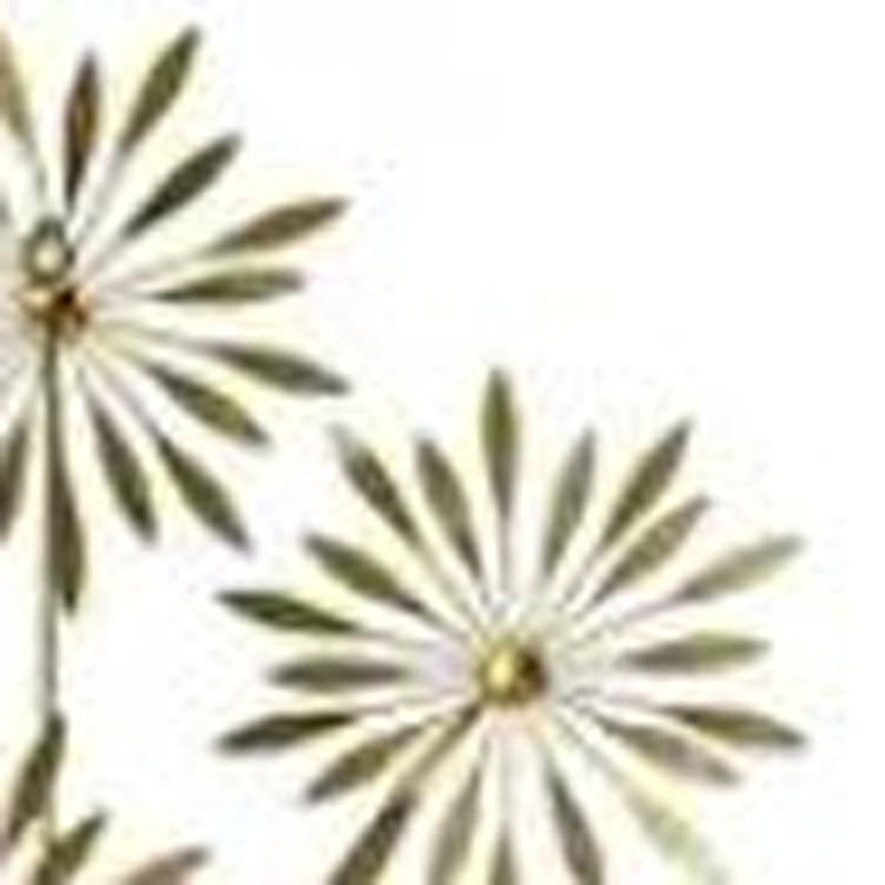 Silent Analog Novelty Wall Clock - Gold / Orange / Black