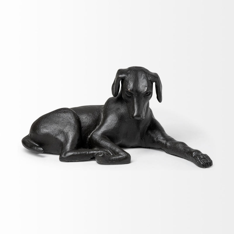 Labrador Dog Sculpture - Black
