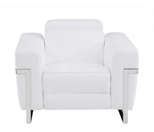 Load image into Gallery viewer, Leather Power Recliner Chair - White
