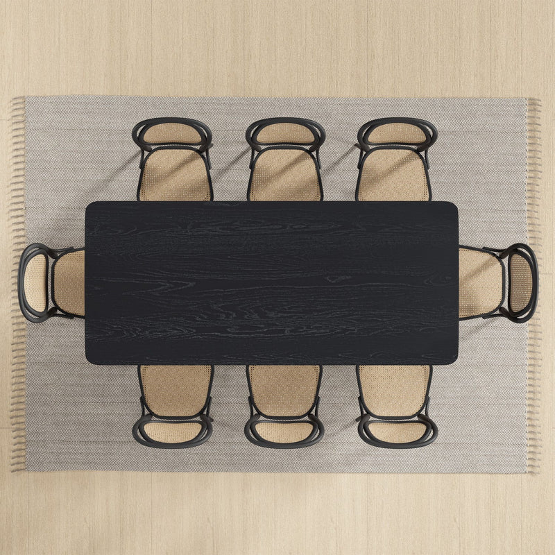 Wood Square Bar Table (712261) - Black