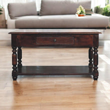 Load image into Gallery viewer, Turned Legs Drawer Table
