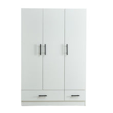 Load image into Gallery viewer, 71" Three Door Two Drawer Combo Dresser - White
