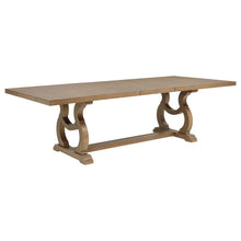 Load image into Gallery viewer, Fremont - Trestle Rectangular Dining Table With Removable Leaf
