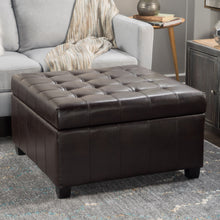 Load image into Gallery viewer, Isabella - Contemporary Ottoman With Storage
