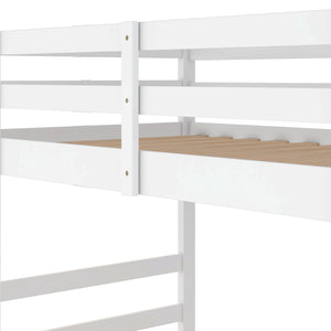 Twin Over Twin Bunk Bed with Ladder, White（OLD SKU：WF282787AAK）