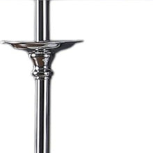 Load image into Gallery viewer, Metal Table Lamp With White Globe Shade - Silver
