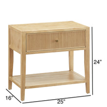 Load image into Gallery viewer, Finley - 1 Drawer Storage Nightstand
