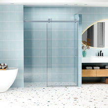 Load image into Gallery viewer, Frameless Soft-Closing Shower Door, 1/4" (6 Mm) Tempered Glass Single Sliding With Explosion Proof Coating
