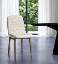 Load image into Gallery viewer, Upholstered Fabric Dining Side Chair - Cream
